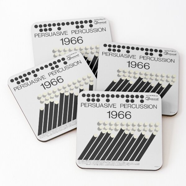 Item preview, PERSUASIVE PERCUSSION 1966 - RECORD SLEEVE designed and sold by ThrowbackAds.