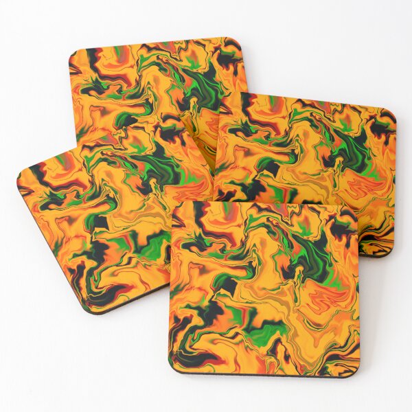 Item preview, Orange Marble Style designed and sold by Almanzart.