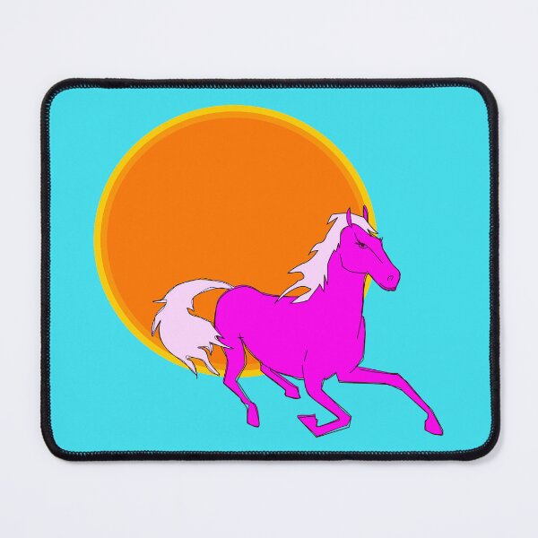 Item preview, Pink Horse In Sunset designed and sold by MyTshirtArt.