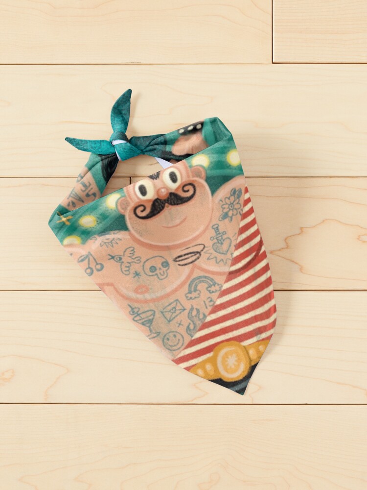 Alternate view of Worlds Strongest Man Pet Bandana