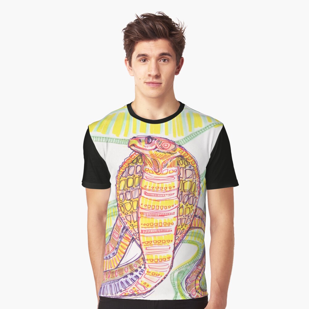 Cobra Drawing - 2017 Graphic T-Shirt