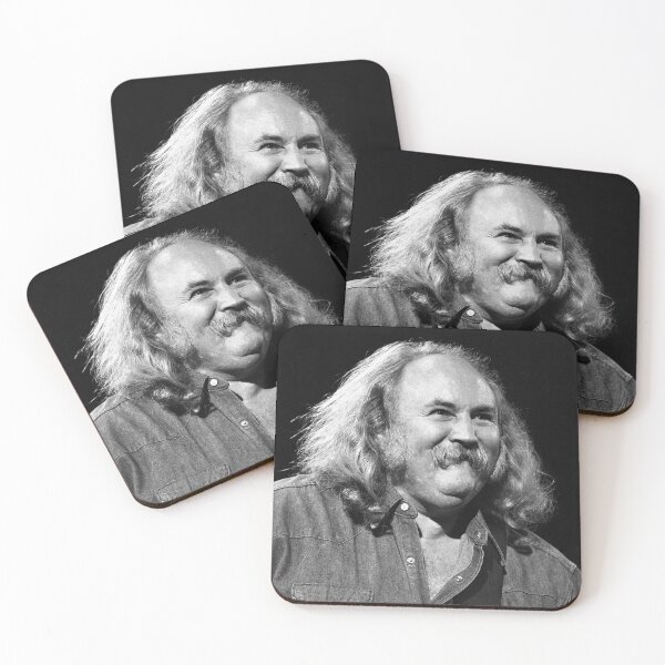 Item preview, David Crosby - CSN - BW Photograph designed and sold by ConcertImages.