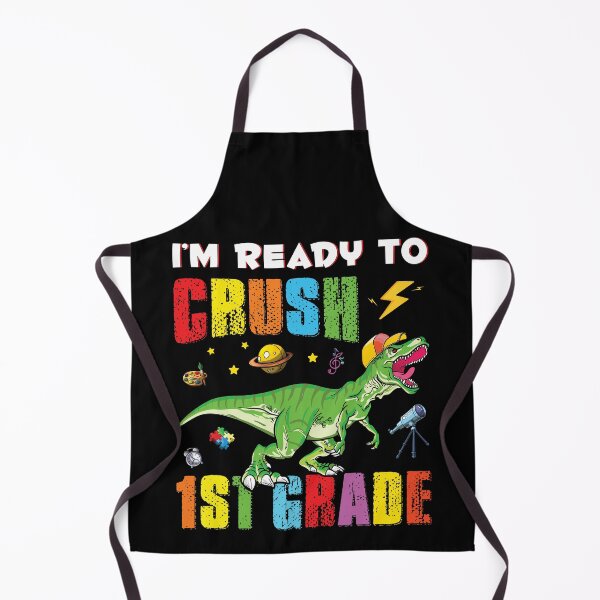 Item preview, I'm Ready To Crush 1st Grade Shirt Funny T rex Dinosaur Kids designed and sold by CREATIVE-TEE.