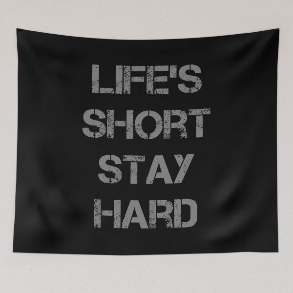 Item preview, life's short stay hard designed and sold by ShirtzTonight.