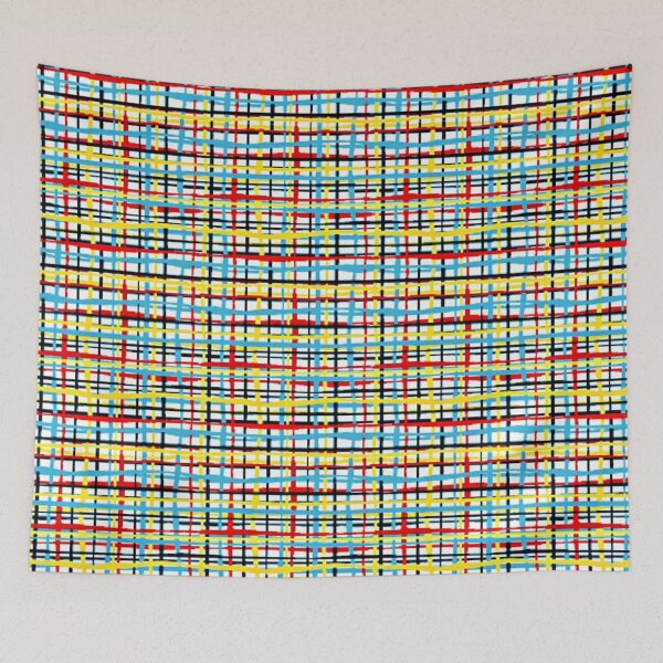 Item preview, Colorful crisscross pattern designed and sold by ibelieveimages.