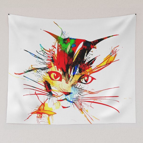 Item preview, Cat face splatter designed and sold by ibelieveimages.
