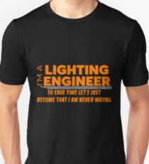 LIGHTING ENGINEER Unisex T-Shirt