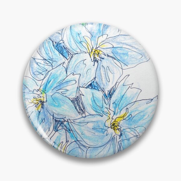 Item preview, Delphinium Flower Sketch designed and sold by arfff.
