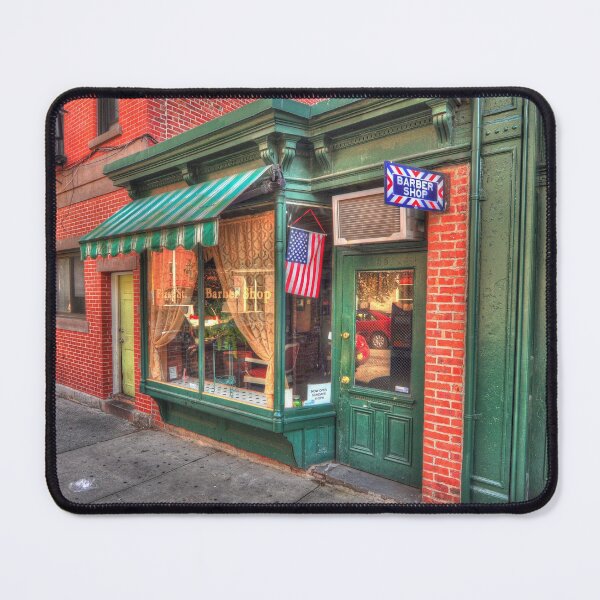 Item preview, First Street Barbershop Hoboken designed and sold by Kurt Gardiner.