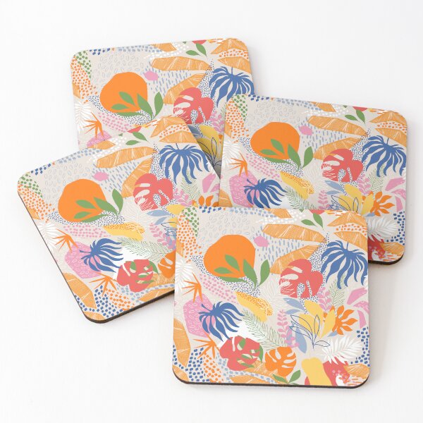 Item preview, Colourful Botanical Pattern - Bohemian Tropical designed and sold by Dominiquevari.