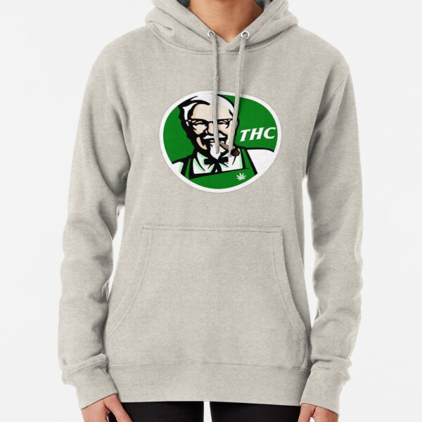 KFC PARODY THC Weed. Pullover Hoodie