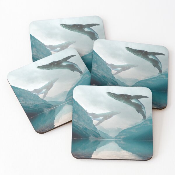 Item preview, Whales beyond the mountains designed and sold by Mad Crabs Creations.
