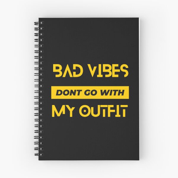 Item preview, Bad Vibes Don't Go With My Outfit designed and sold by Baby Design229.