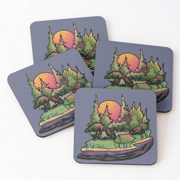 Item preview, Tent Camping by a Lake designed and sold by Art of Camping Now.