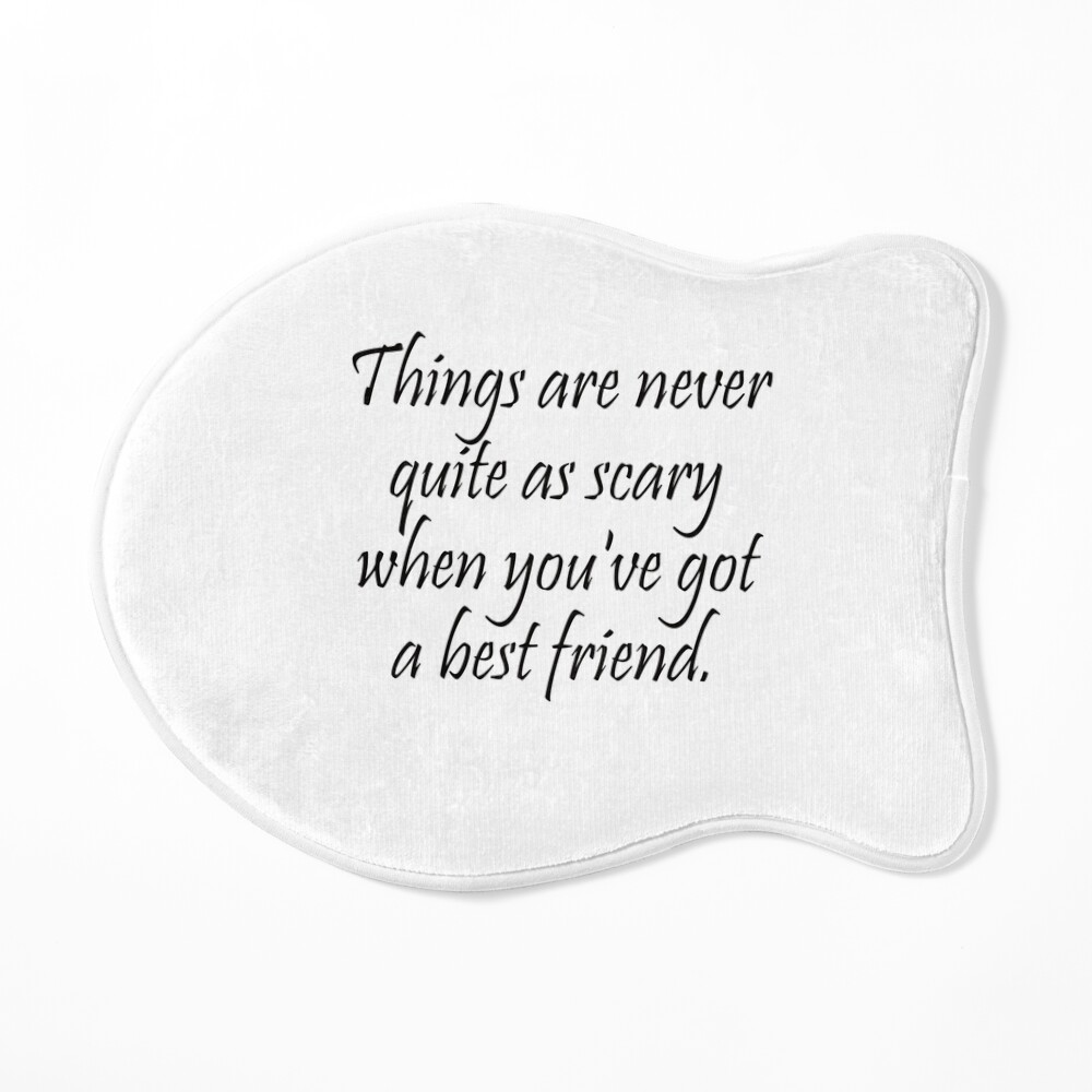 17x22 - Comic top Strip Things Are Never Quite As Scary When You've Got A Best Friend Poster Print 0856