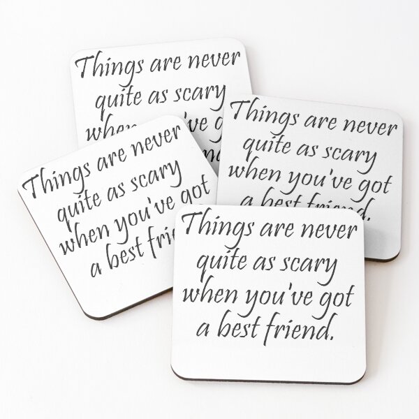 Item preview, Things are never quite as scary when you've got a best friend. designed and sold by muta1993.