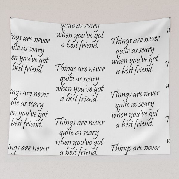 Item preview, Things are never quite as scary when you've got a best friend. designed and sold by muta1993.