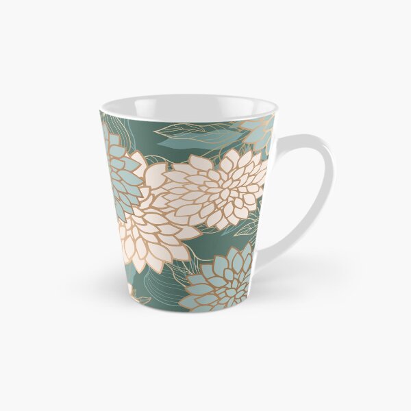 Item preview, Floral Aesthetic in Teal, Ivory and Gold designed and sold by meggydesigns.