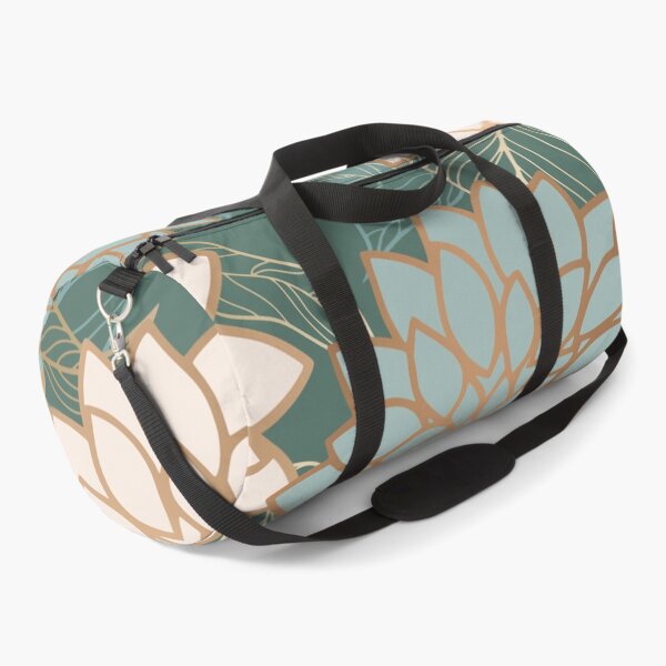Artikelvorschau, Floral Aesthetic in Teal, Ivory and Gold entworfen und verkauft von meggydesigns.