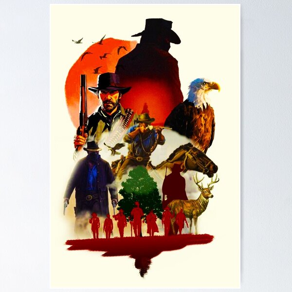 Red Dead Redemption Arthur Morgan Wild West Cowboy Poster -  Hong Kong
