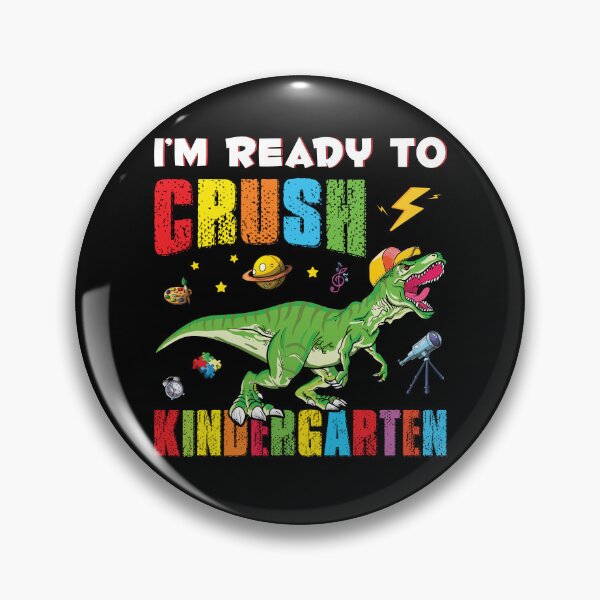Item preview, I'm Ready To Crush Kindergarten Shirt Funny Trex Dinosaur Kids designed and sold by CREATIVE-TEE.