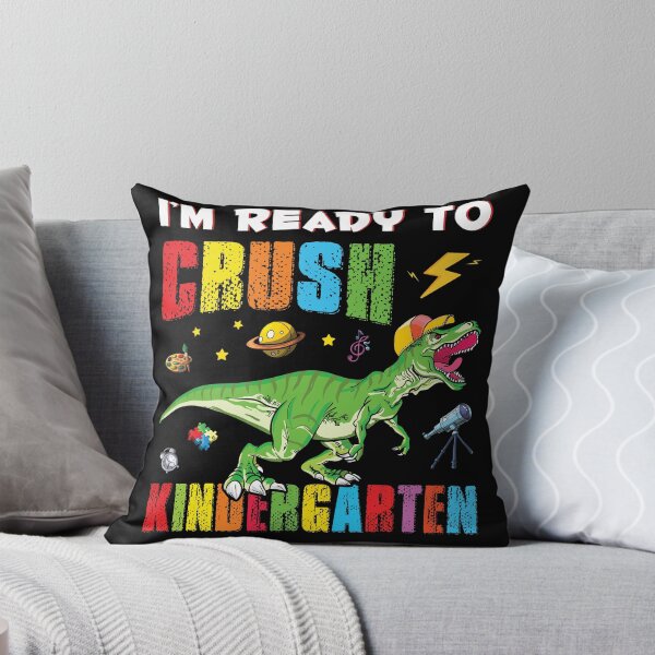 Item preview, I'm Ready To Crush Kindergarten Shirt Funny Trex Dinosaur Kids designed and sold by CREATIVE-TEE.
