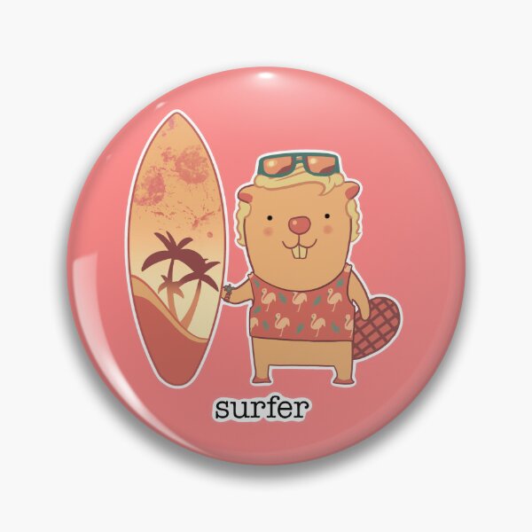 Item preview, Beaver Surfer designed and sold by TorDesignClub.