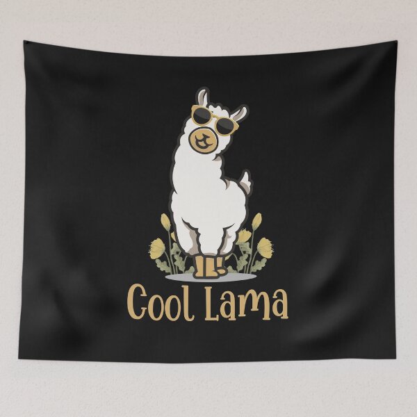 Item preview, Cool Lama designed and sold by HappyLifeCreate.