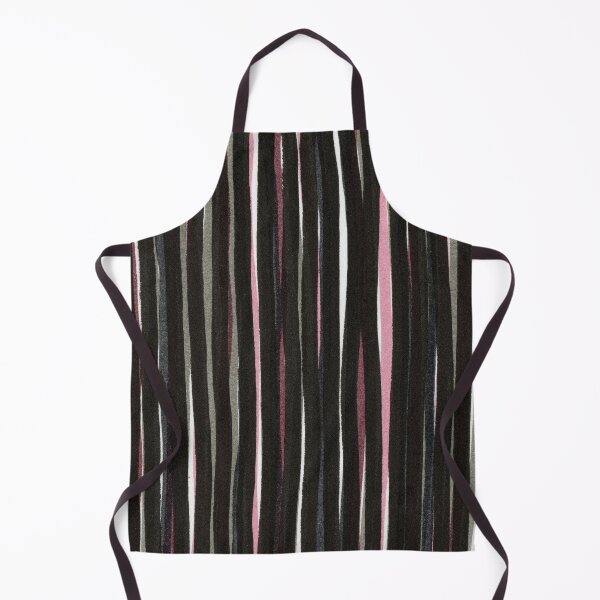 Item preview, Vertical black monochrome striped pattern designed and sold by patterncrow.