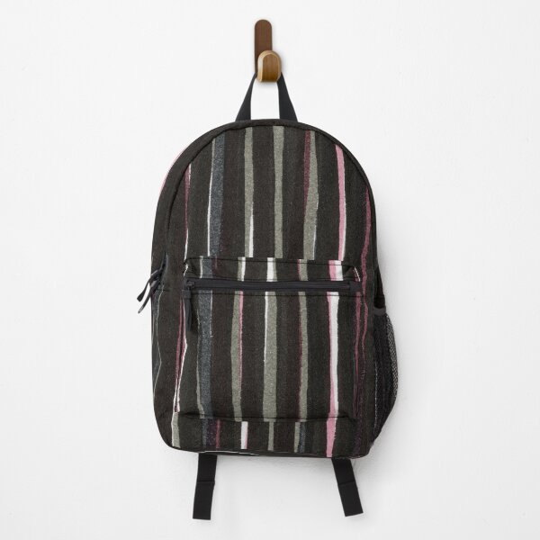 Item preview, Vertical black monochrome striped pattern designed and sold by patterncrow.