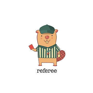 Artwork thumbnail, Beaver Referee by TorDesignClub