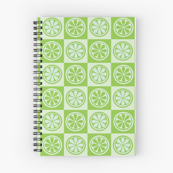 Item preview, Checkered lime green lemon pattern  designed and sold by Yasminepatterns .