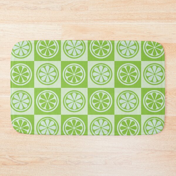 Item preview, Checkered lime green lemon pattern  designed and sold by Yasminepatterns .