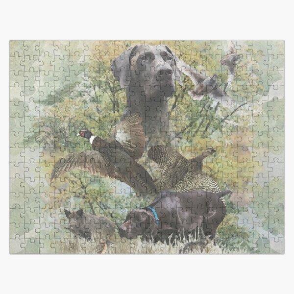 Hunting dogs Jigsaw Puzzle by German School - Pixels