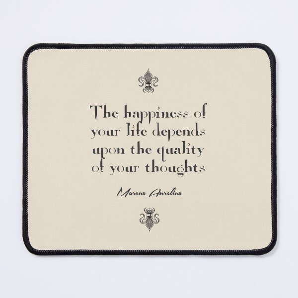 Item preview, Marcus Aurelius - Stoic Caesar - The happiness of your life depends on the quality of your thoughts..- Stoicism quote designed and sold by ArcFoundationCo.