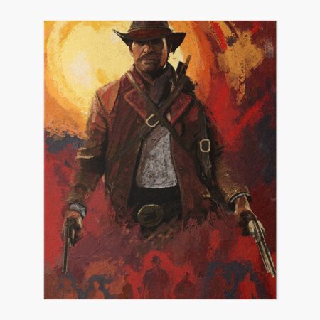 red dead redemption 2 / Fanart / Arthur Morgan Art Board Print for Sale by  Artwalidshop