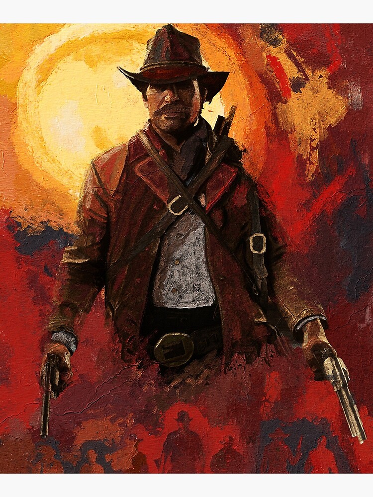 Arthur Morgan RDR2 Mounted Print for Sale by rdrmaniac