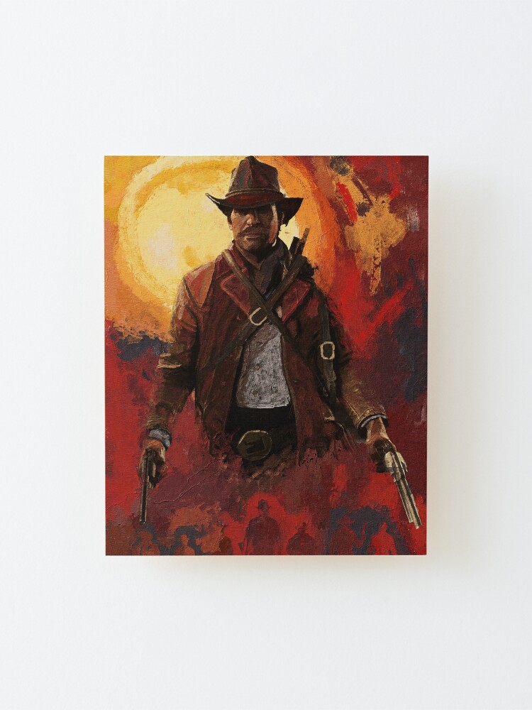 Arthur Morgan RDR2 Mounted Print for Sale by rdrmaniac, arthur morgan red  dead redemption 1 