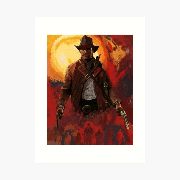 Arthur Morgan RDR2 Mounted Print for Sale by rdrmaniac