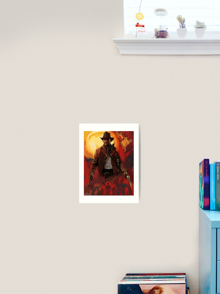 Arthur Morgan RDR2 Mounted Print for Sale by rdrmaniac