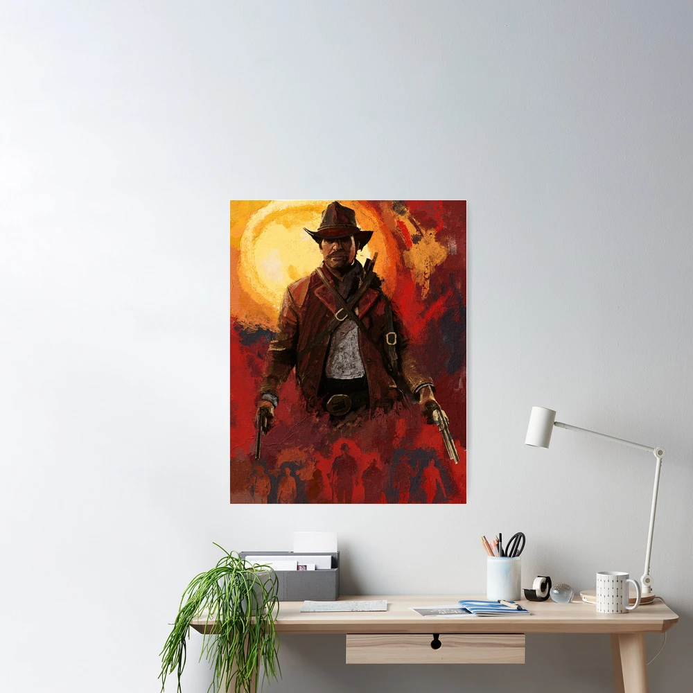 Quadro e poster Procurado Arthur Morgan - Red Dead Redemption 2 - Quadrorama