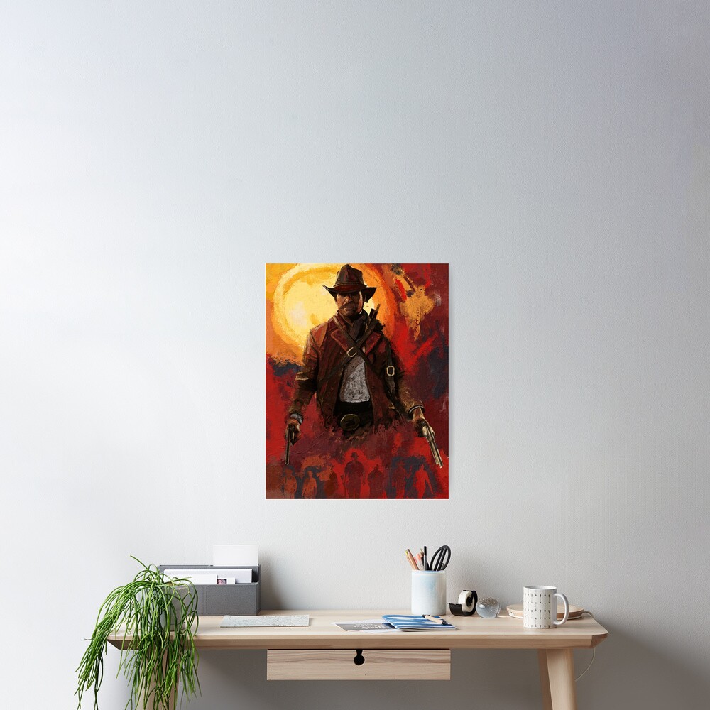 Arthur Morgan RDR2 Mounted Print for Sale by rdrmaniac