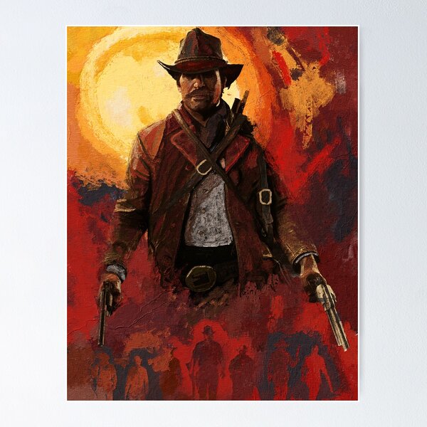 Red Dead Redemption 2 Poster Designed & Sold By Pelican Anastasia Amaranth