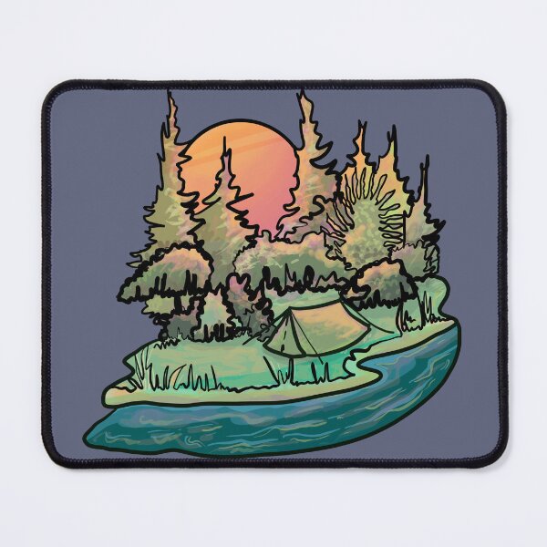 Item preview, Tent Camping by a Lake designed and sold by CampK80.