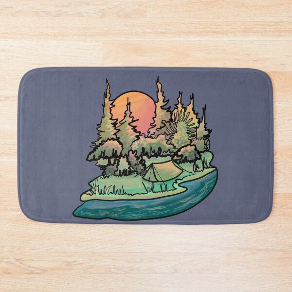 Item preview, Tent Camping by a Lake designed and sold by CampK80.