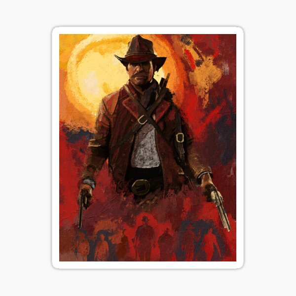 Vista previa del artículo con la obra «Arturo Morgan RDR2», diseñado y vendido por rdrmaniac.