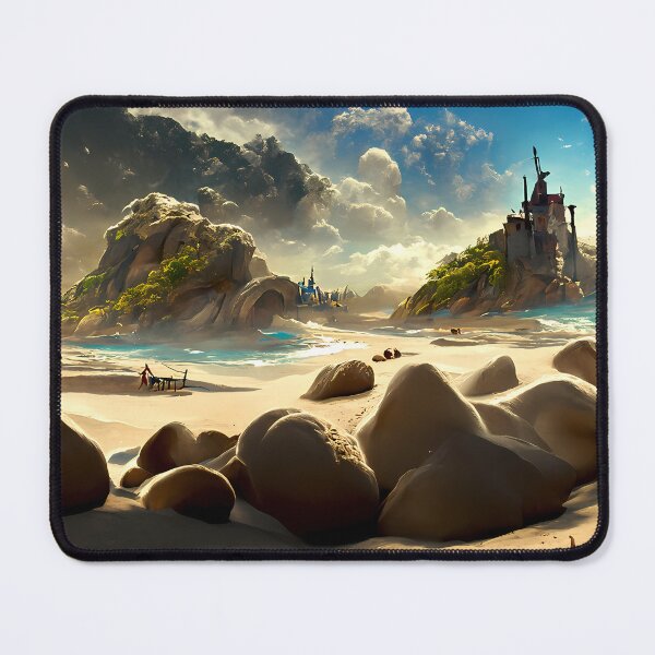 Item preview, Sand castle on the beach #1 | AI generated art designed and sold by MichelangeloAI.