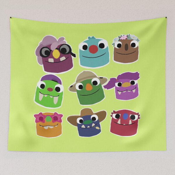 Item preview, Bugsnax Pack Grumpus Green | Bugsnax Bookbag Schoolbag designed and sold by MrsLittleBear.