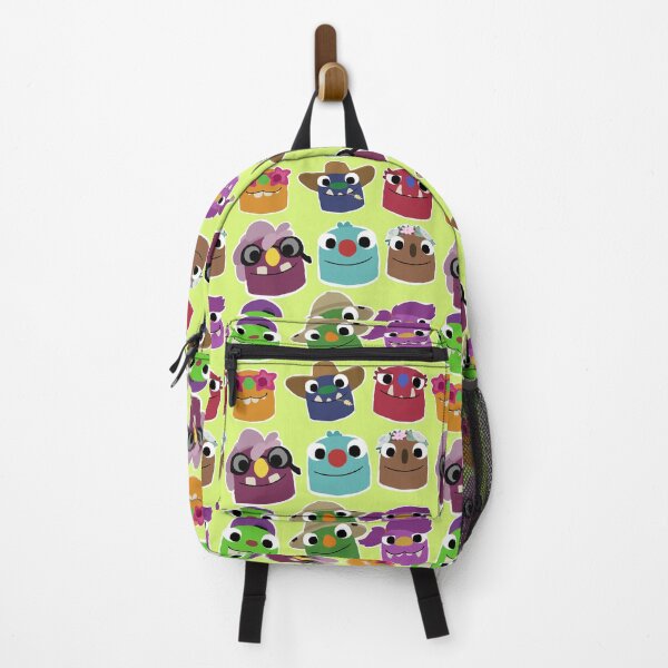 Item preview, Bugsnax Pack Grumpus Green | Bugsnax Bookbag Schoolbag designed and sold by MrsLittleBear.