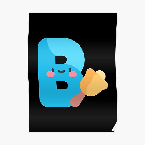 " Letter B Graffiti Art Board Print" Poster For Sale By PotluckPrints ...